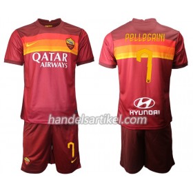 AS Roma Lorenzo Pellegrini 7 Kinder Heim Trikotsatz 2020/21 Kurzarm (+ Kurze Hosen)